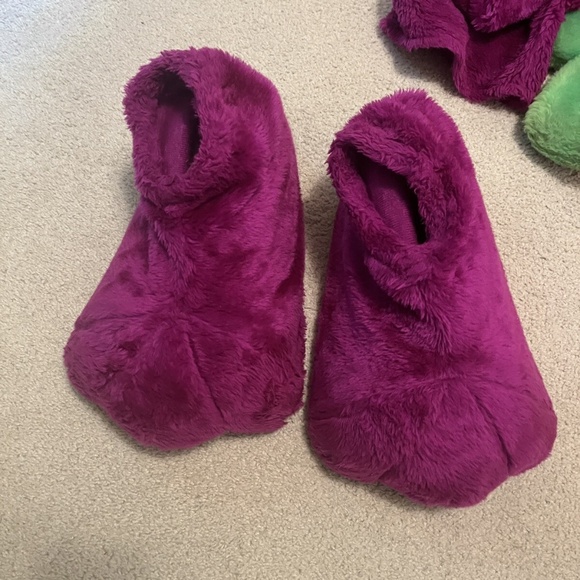 Alinco Costumes- Professional Purple Green Dinosaur “Duffy” Mascot Costume Used - Picture 2 of 16